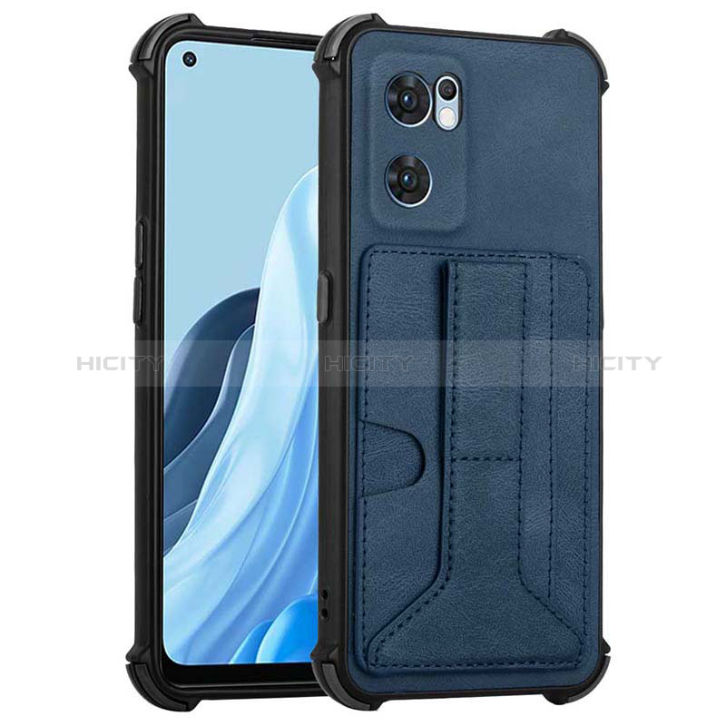 Custodia Lusso Pelle Cover Y01B per OnePlus Nord CE 2 5G Blu