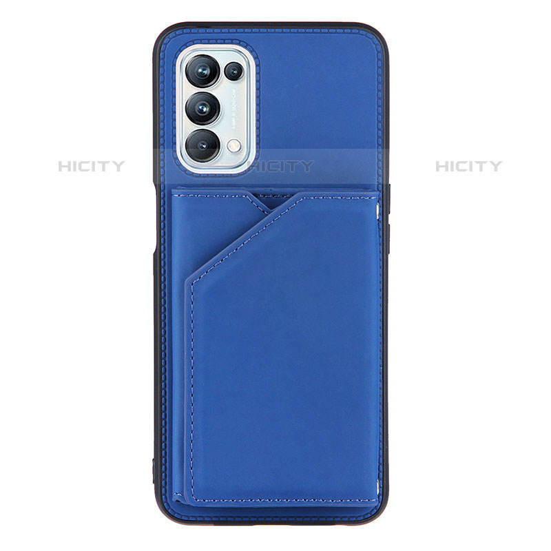 Custodia Lusso Pelle Cover Y01B per OnePlus Nord N200 5G Blu