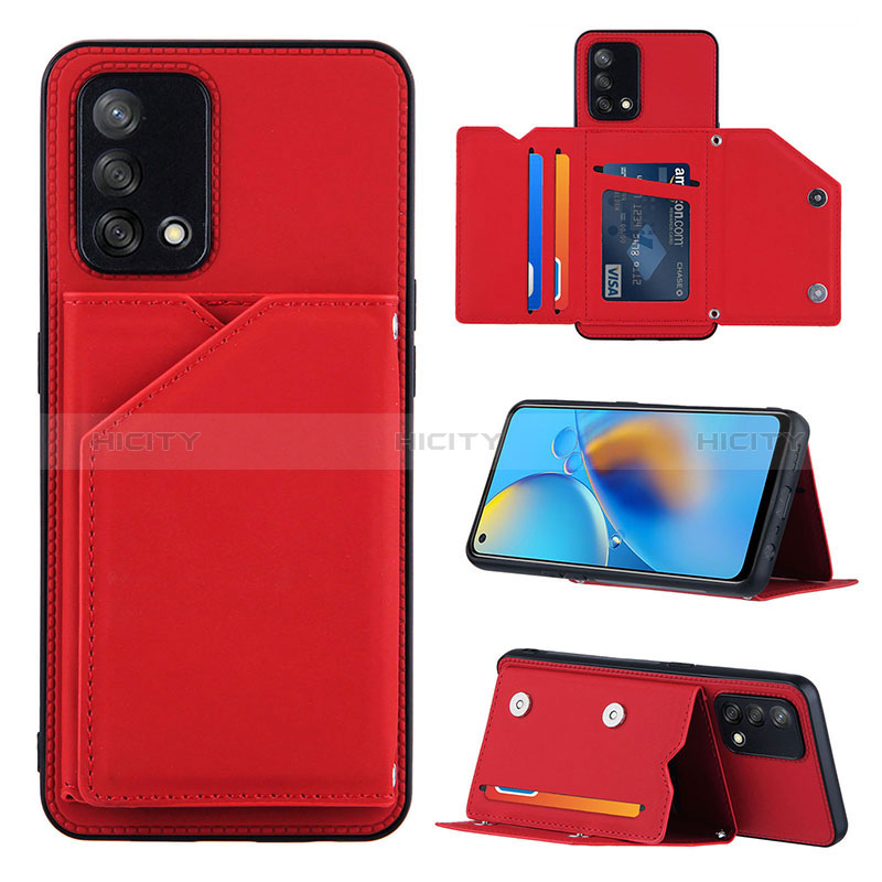 Custodia Lusso Pelle Cover Y01B per Oppo F19