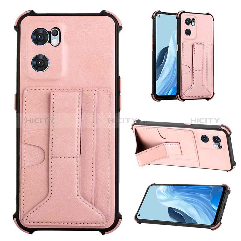 Custodia Lusso Pelle Cover Y01B per Oppo Find X5 Lite 5G