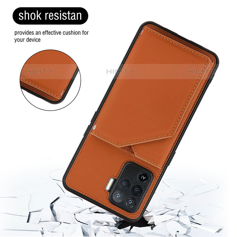 Custodia Lusso Pelle Cover Y01B per Oppo Reno5 F