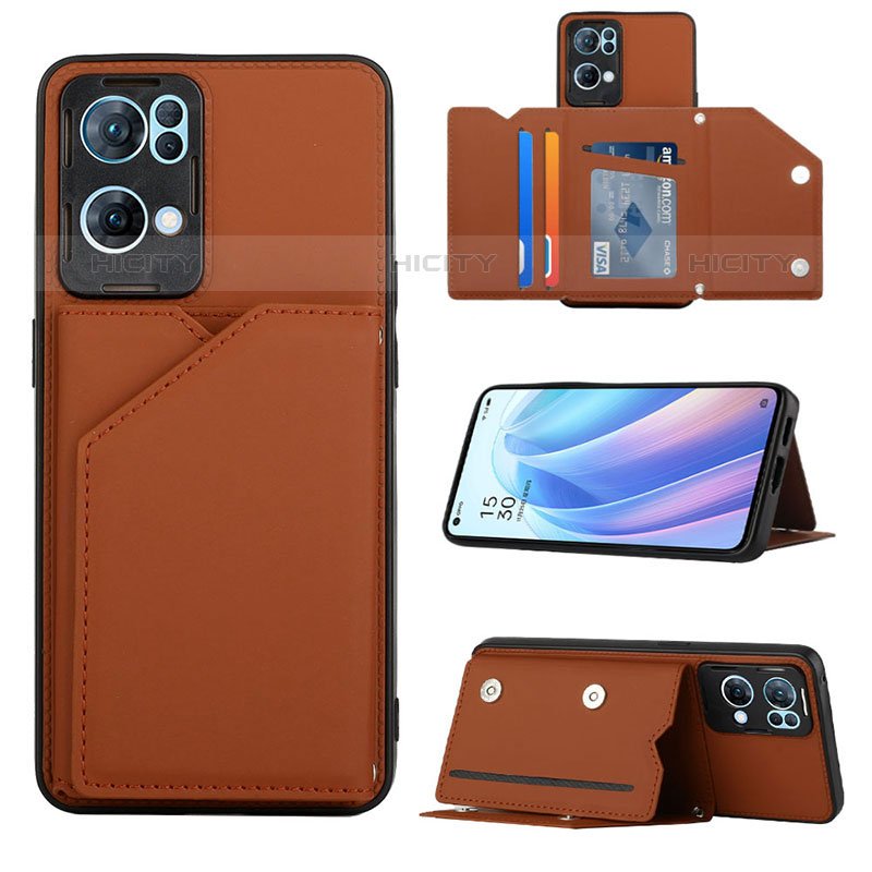 Custodia Lusso Pelle Cover Y01B per Oppo Reno7 Pro 5G