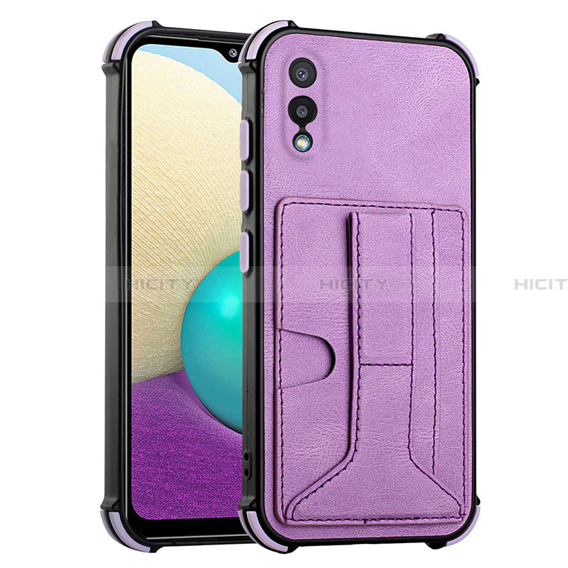 Custodia Lusso Pelle Cover Y01B per Samsung Galaxy A02