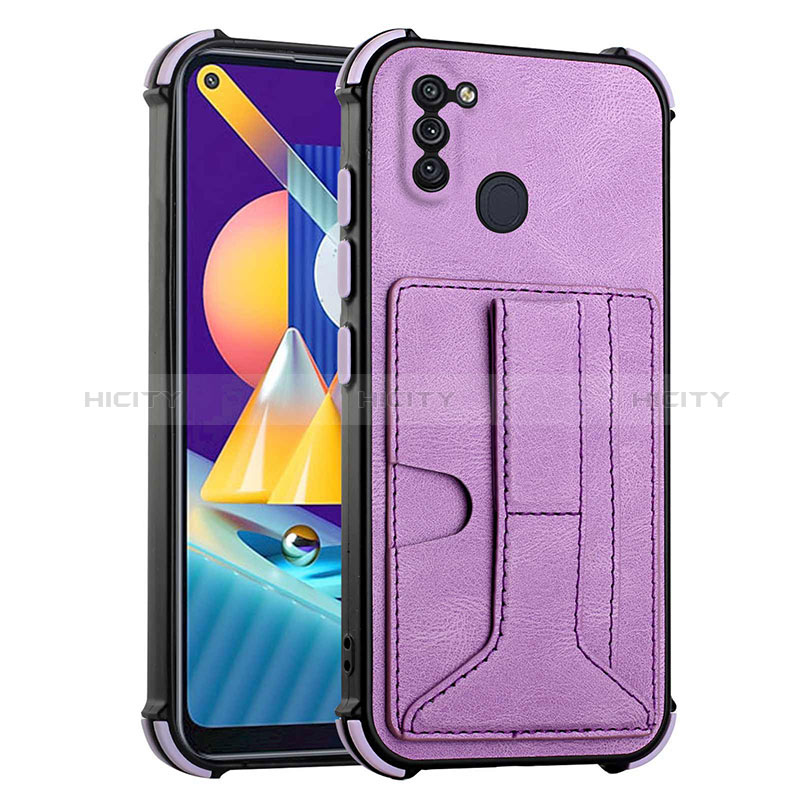 Custodia Lusso Pelle Cover Y01B per Samsung Galaxy A11 Viola