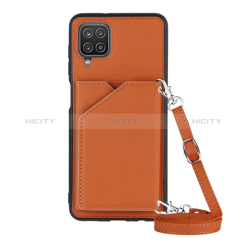 Custodia Lusso Pelle Cover Y01B per Samsung Galaxy A12