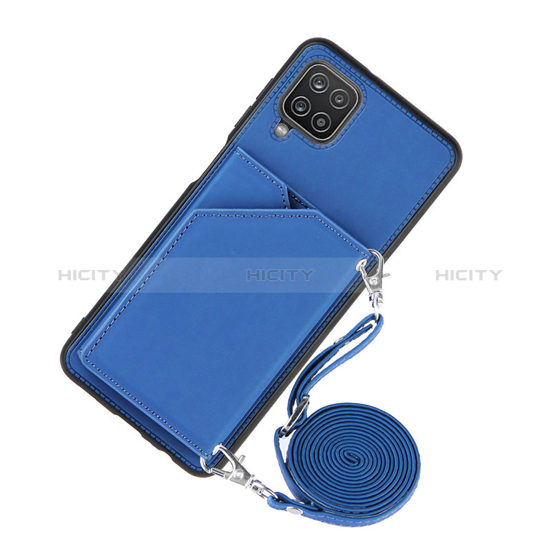 Custodia Lusso Pelle Cover Y01B per Samsung Galaxy A12