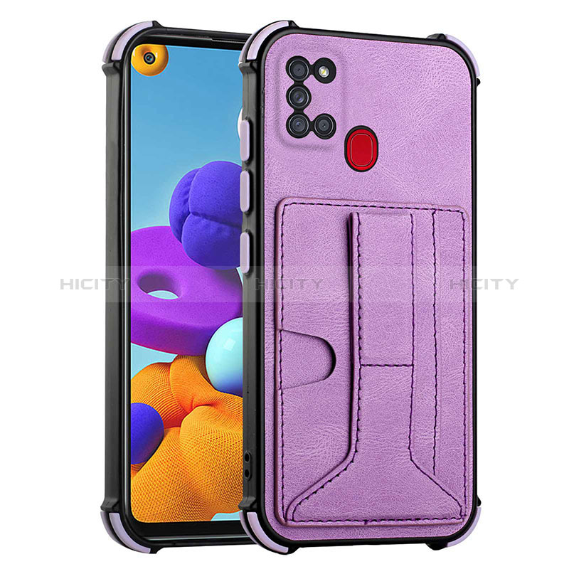 Custodia Lusso Pelle Cover Y01B per Samsung Galaxy A21s