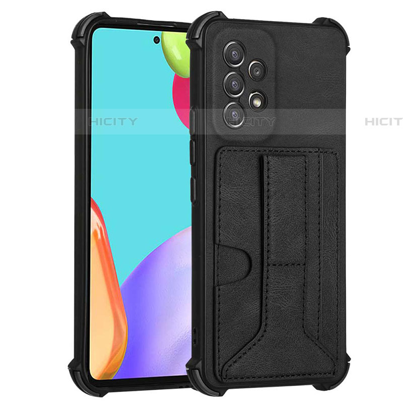 Custodia Lusso Pelle Cover Y01B per Samsung Galaxy A53 5G Nero