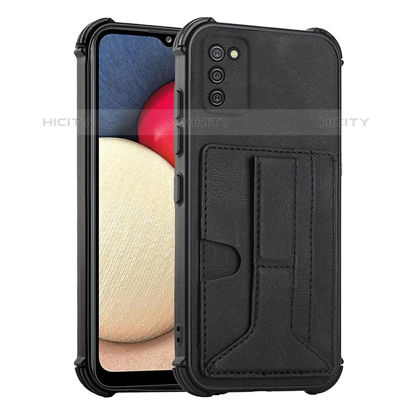 Custodia Lusso Pelle Cover Y01B per Samsung Galaxy M02s