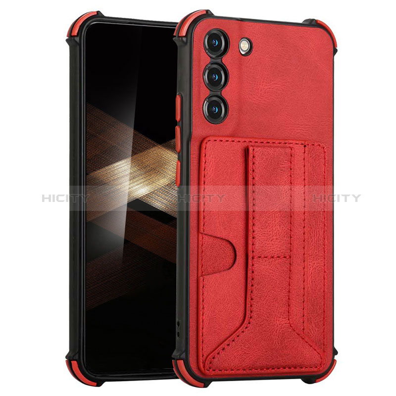 Custodia Lusso Pelle Cover Y01B per Samsung Galaxy S24 5G Rosso