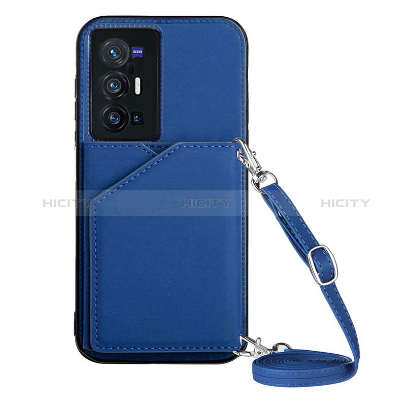 Custodia Lusso Pelle Cover Y01B per Vivo X70 Pro+ Plus 5G