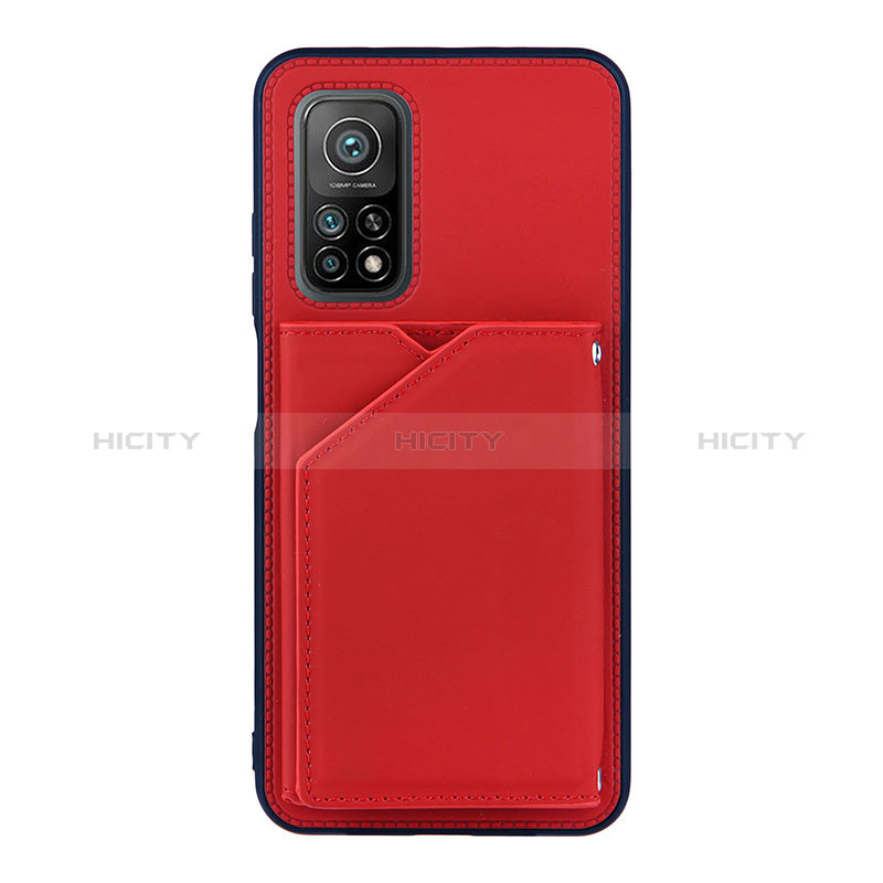 Custodia Lusso Pelle Cover Y01B per Xiaomi Mi 10T Pro 5G Rosso