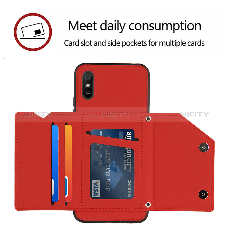 Custodia Lusso Pelle Cover Y01B per Xiaomi Redmi 9A