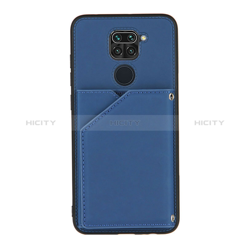 Custodia Lusso Pelle Cover Y01B per Xiaomi Redmi Note 9 Blu