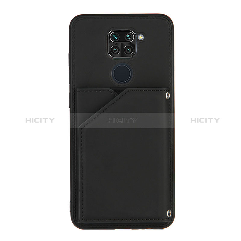 Custodia Lusso Pelle Cover Y01B per Xiaomi Redmi Note 9 Nero