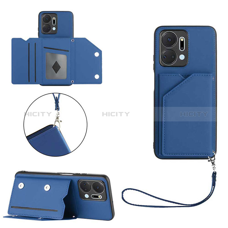 Custodia Lusso Pelle Cover Y02B per Huawei Honor X7a