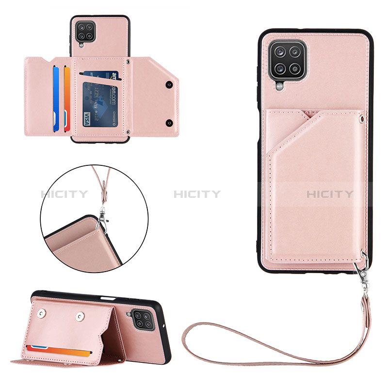 Custodia Lusso Pelle Cover Y02B per Samsung Galaxy A12 Nacho