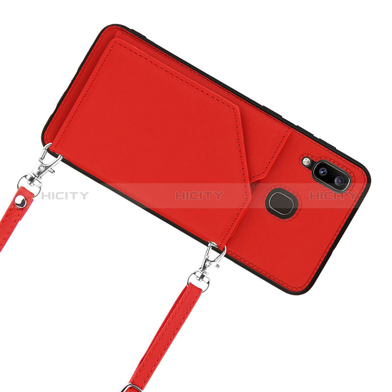 Custodia Lusso Pelle Cover Y02B per Samsung Galaxy A20