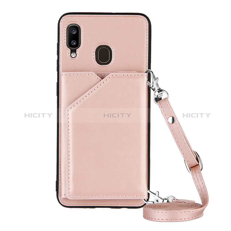 Custodia Lusso Pelle Cover Y02B per Samsung Galaxy A20