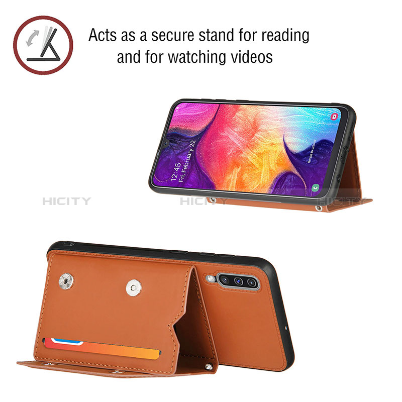 Custodia Lusso Pelle Cover Y02B per Samsung Galaxy A50S