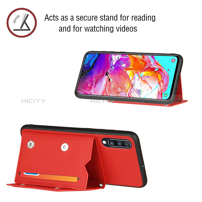 Custodia Lusso Pelle Cover Y02B per Samsung Galaxy A70