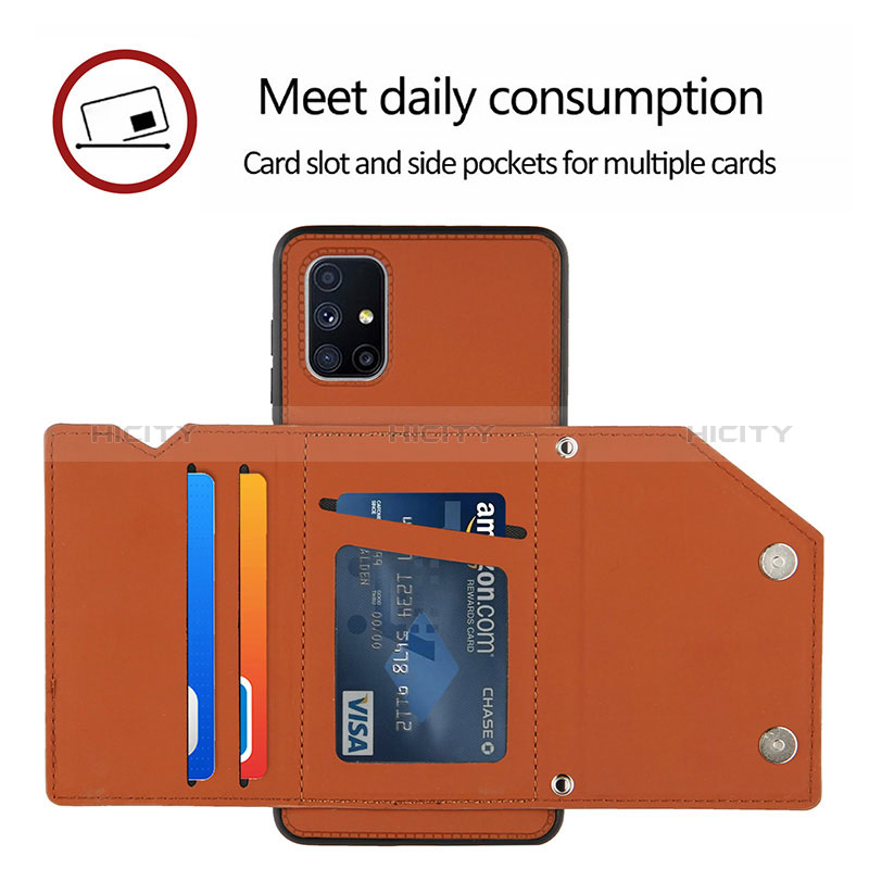 Custodia Lusso Pelle Cover Y02B per Samsung Galaxy M51