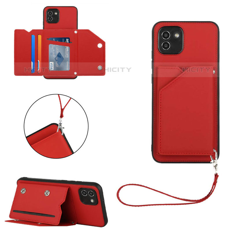 Custodia Lusso Pelle Cover Y03B per Samsung Galaxy A03