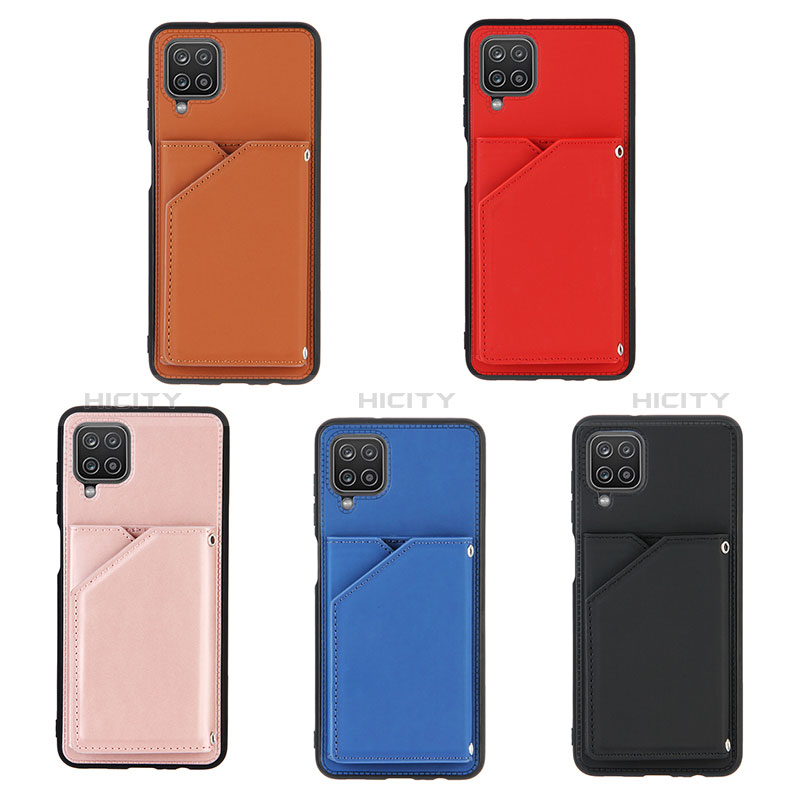 Custodia Lusso Pelle Cover Y03B per Samsung Galaxy A12 Nacho