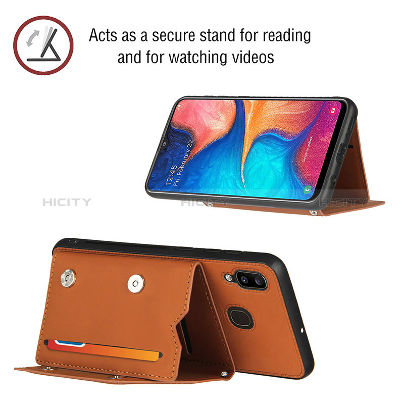 Custodia Lusso Pelle Cover Y03B per Samsung Galaxy A30