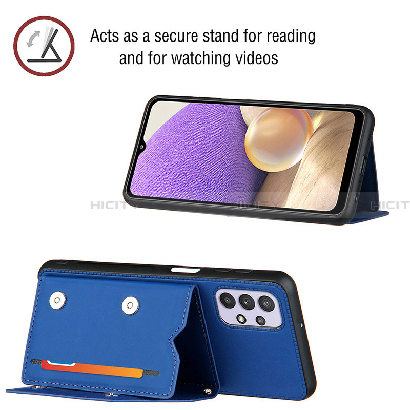 Custodia Lusso Pelle Cover Y03B per Samsung Galaxy A32 4G