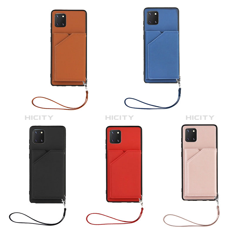 Custodia Lusso Pelle Cover Y03B per Samsung Galaxy A81