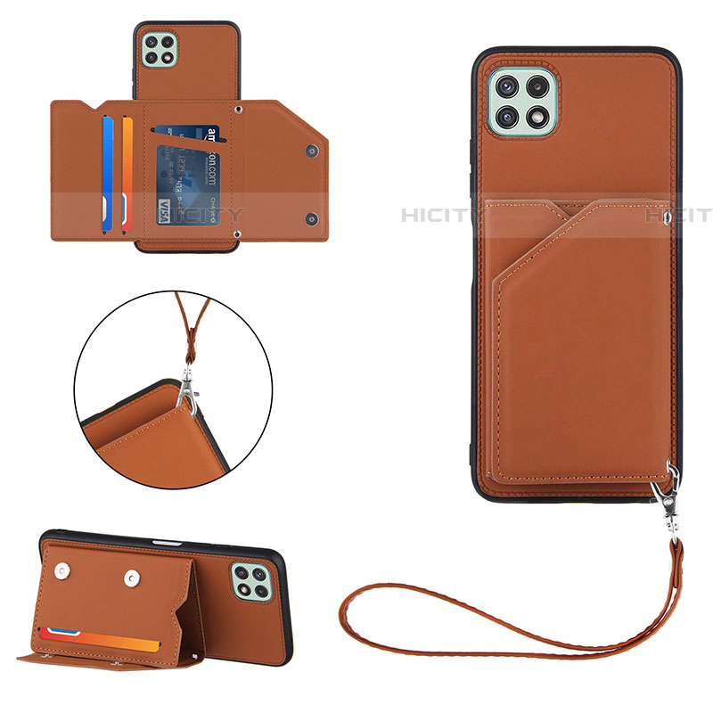 Custodia Lusso Pelle Cover Y03B per Samsung Galaxy F42 5G