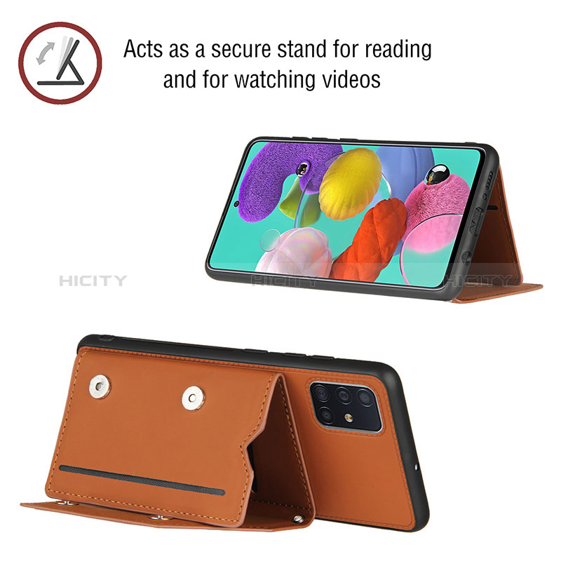 Custodia Lusso Pelle Cover Y03B per Samsung Galaxy M40S