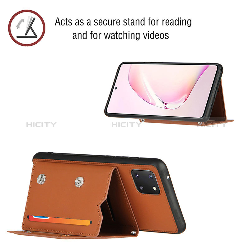 Custodia Lusso Pelle Cover Y03B per Samsung Galaxy M60s