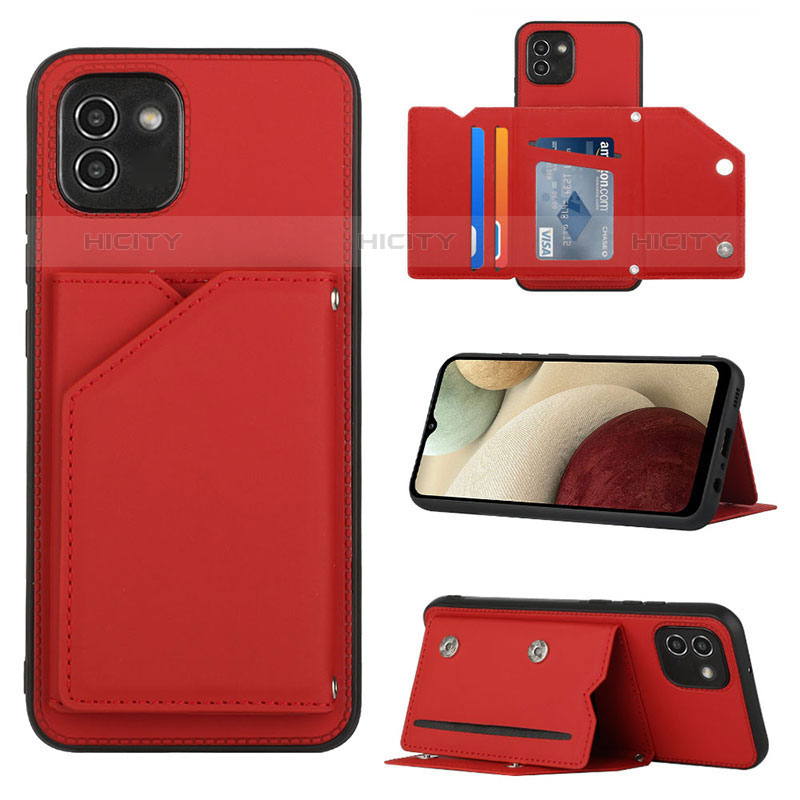 Custodia Lusso Pelle Cover Y04B per Samsung Galaxy A03