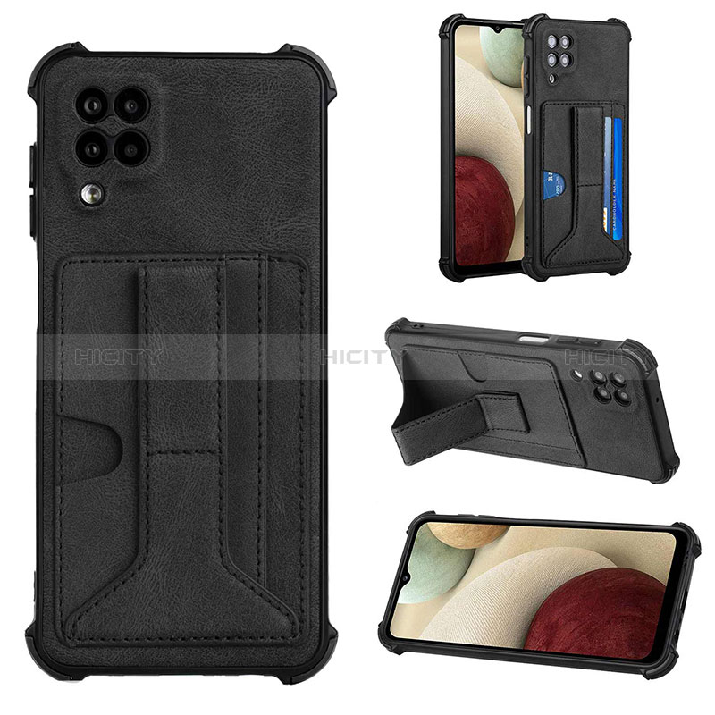 Custodia Lusso Pelle Cover Y04B per Samsung Galaxy A12