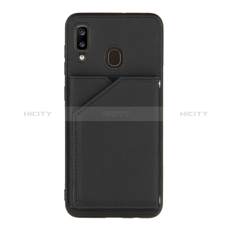 Custodia Lusso Pelle Cover Y04B per Samsung Galaxy A20