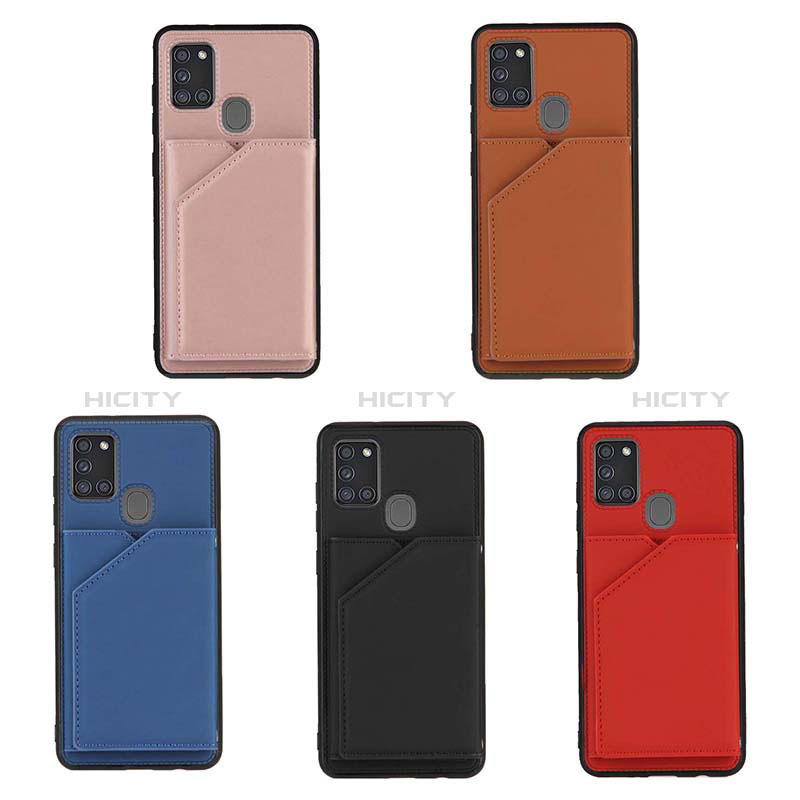 Custodia Lusso Pelle Cover Y04B per Samsung Galaxy A21s