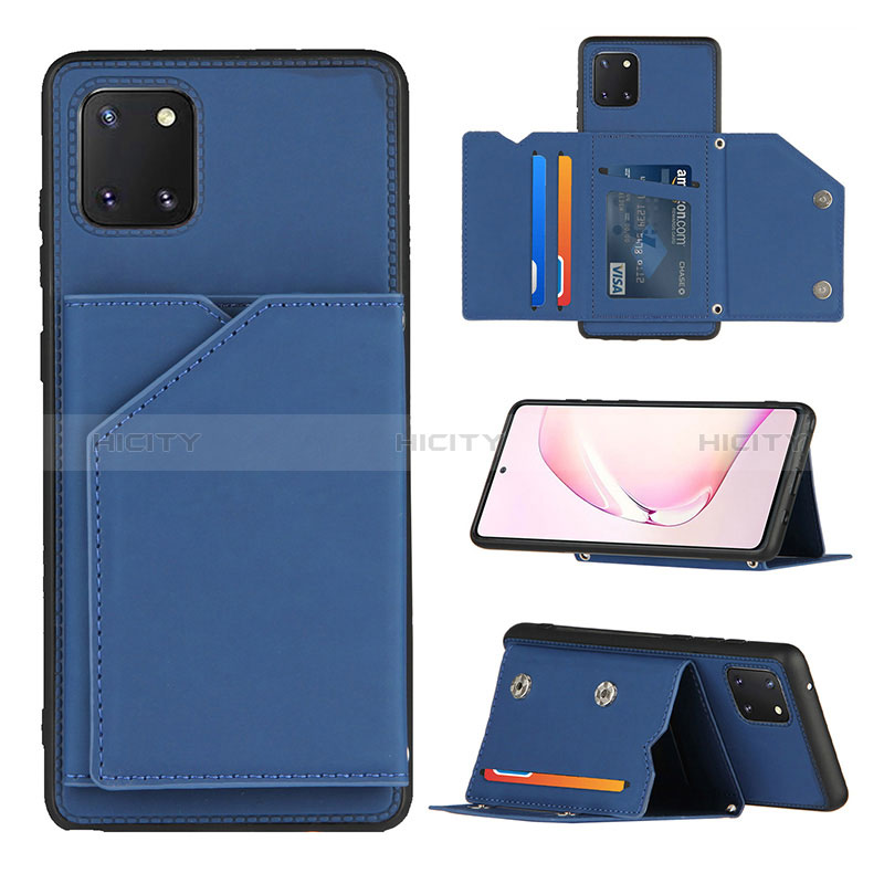 Custodia Lusso Pelle Cover Y04B per Samsung Galaxy A81