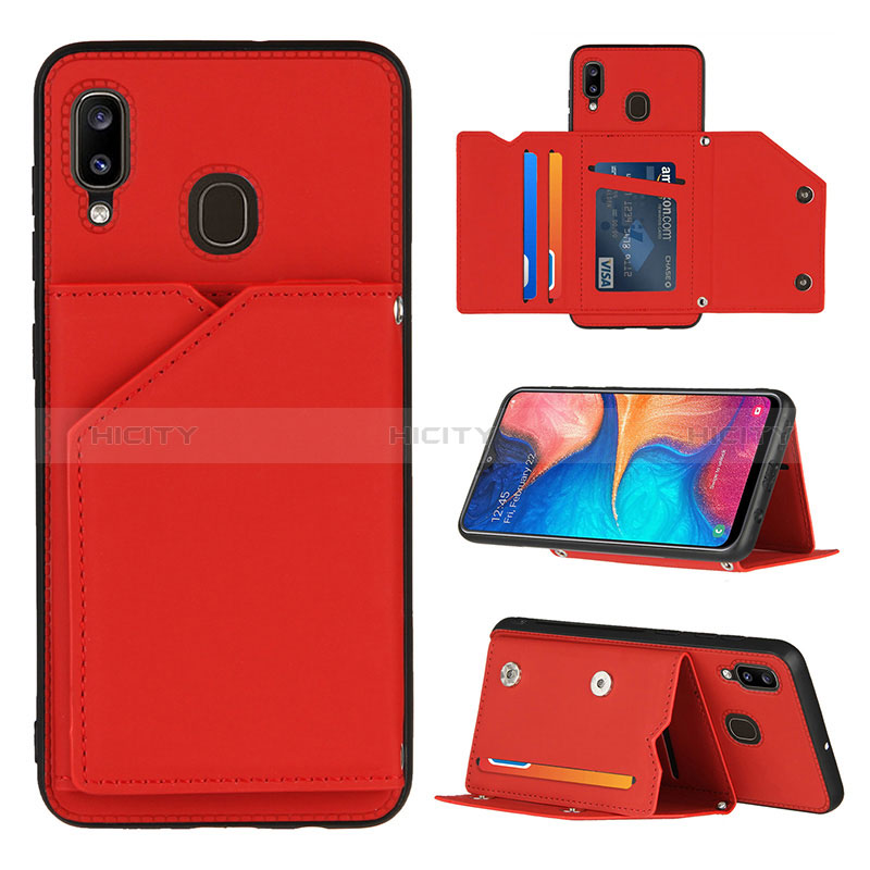 Custodia Lusso Pelle Cover Y04B per Samsung Galaxy M10S