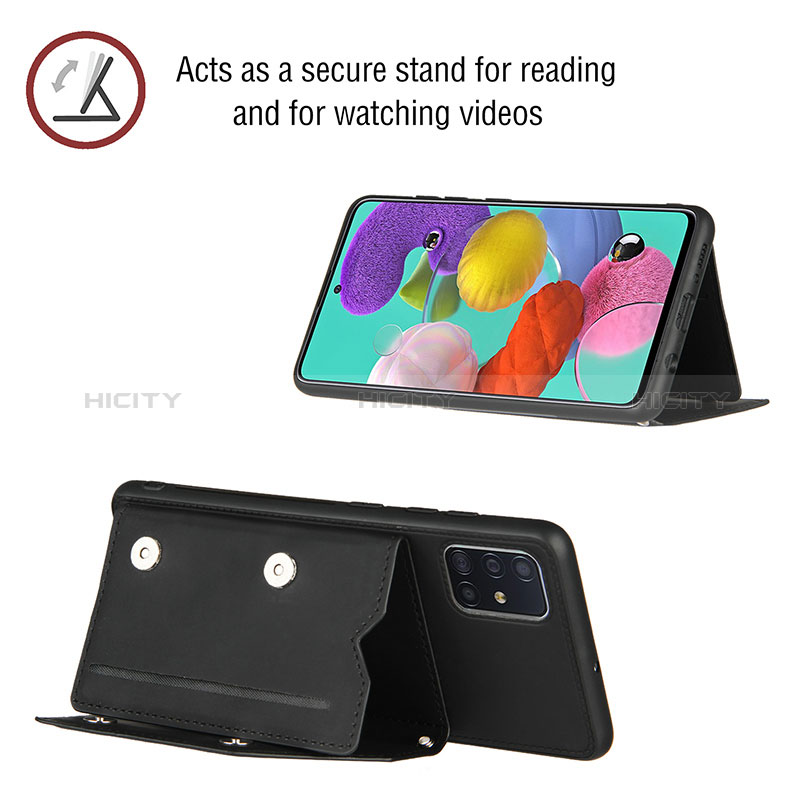 Custodia Lusso Pelle Cover Y04B per Samsung Galaxy M40S