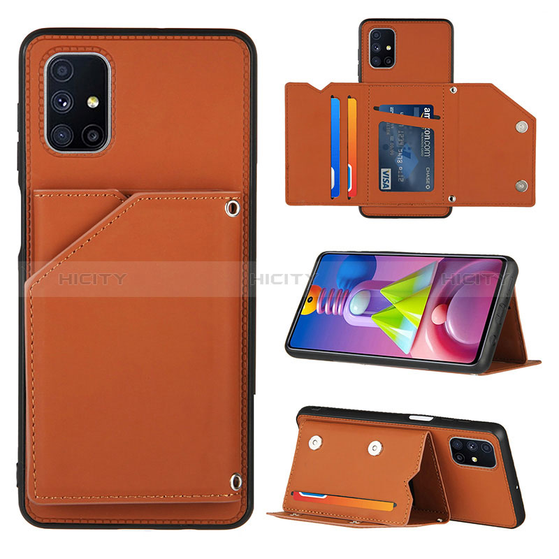 Custodia Lusso Pelle Cover Y04B per Samsung Galaxy M51