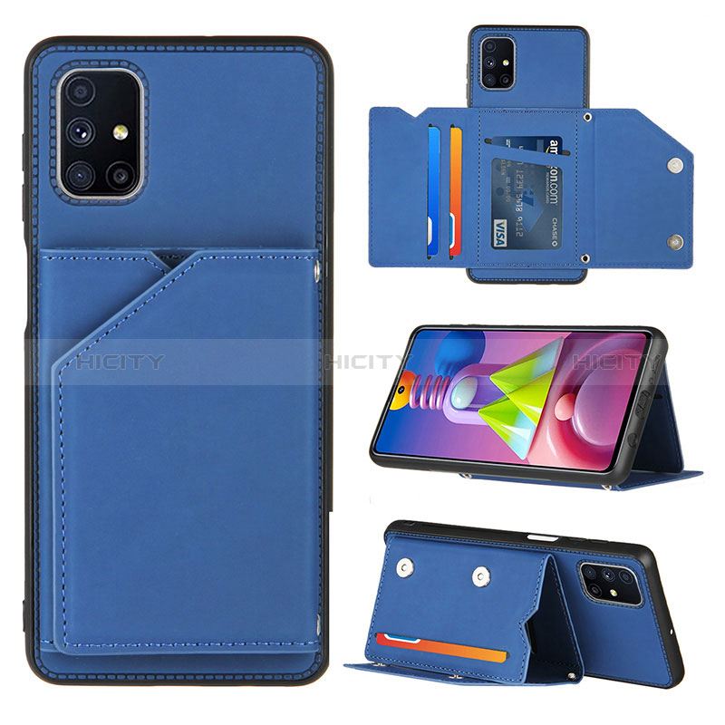 Custodia Lusso Pelle Cover Y04B per Samsung Galaxy M51