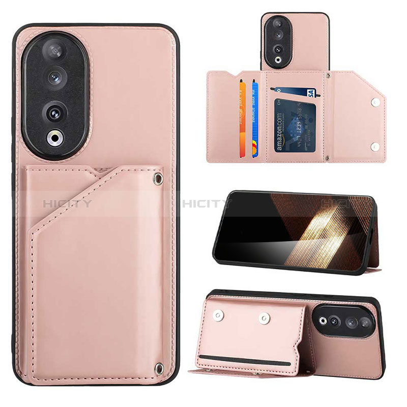 Custodia Lusso Pelle Cover YB1 per Huawei Honor 90 5G