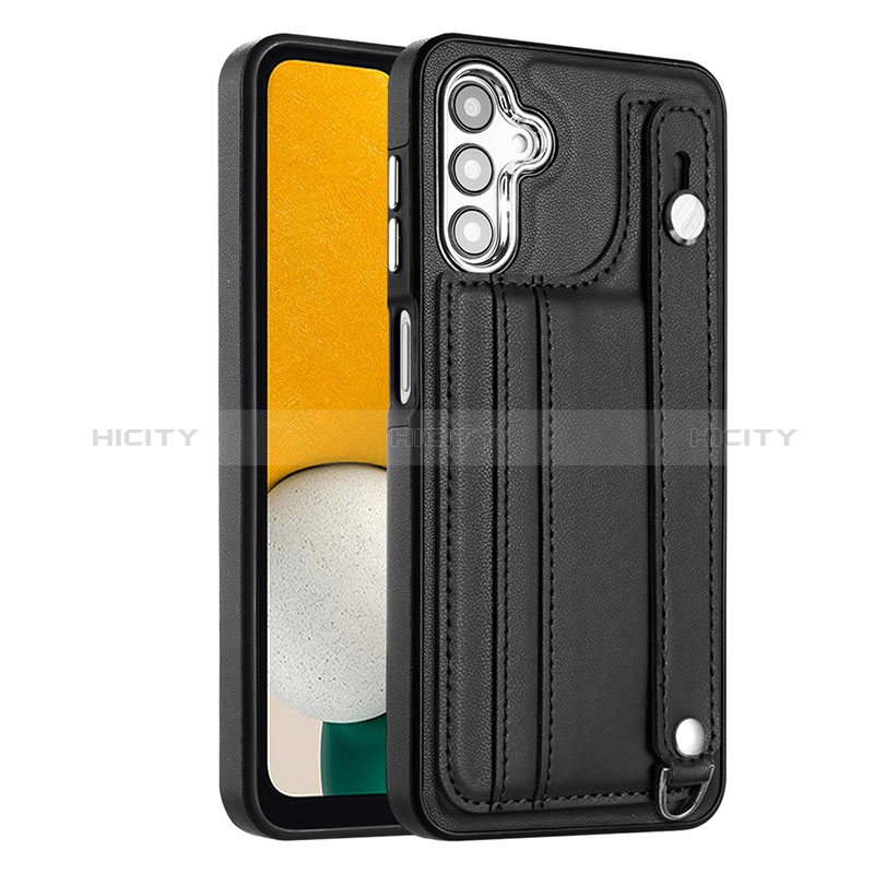 Custodia Lusso Pelle Cover YB1 per Samsung Galaxy A04s Nero