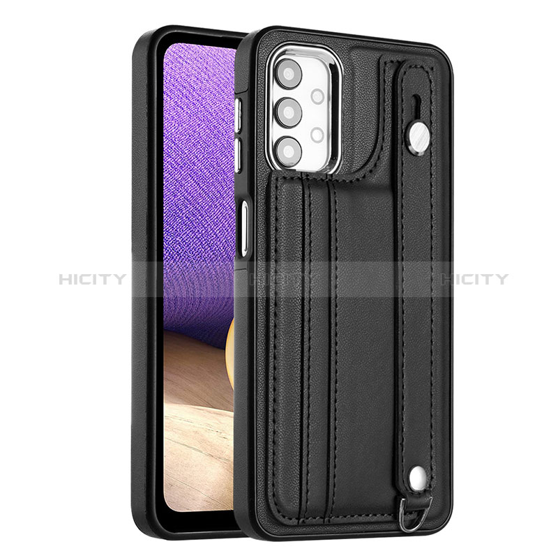 Custodia Lusso Pelle Cover YB1 per Samsung Galaxy A32 5G Nero