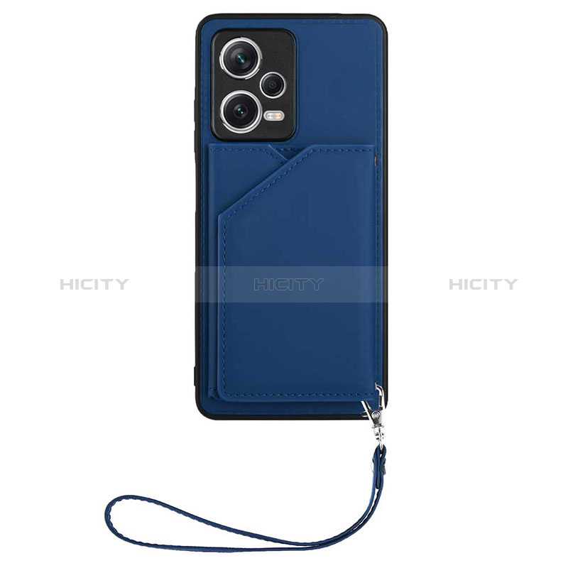 Custodia Lusso Pelle Cover YB1 per Xiaomi Redmi Note 12 Explorer Blu