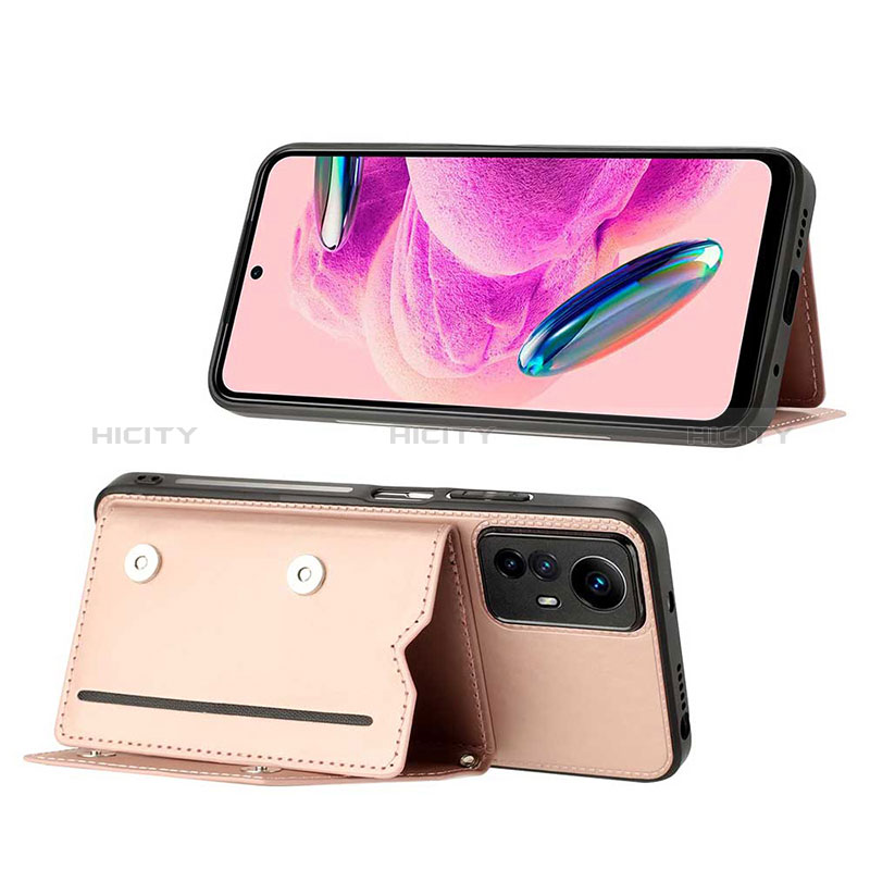 Custodia Lusso Pelle Cover YB1 per Xiaomi Redmi Note 12S