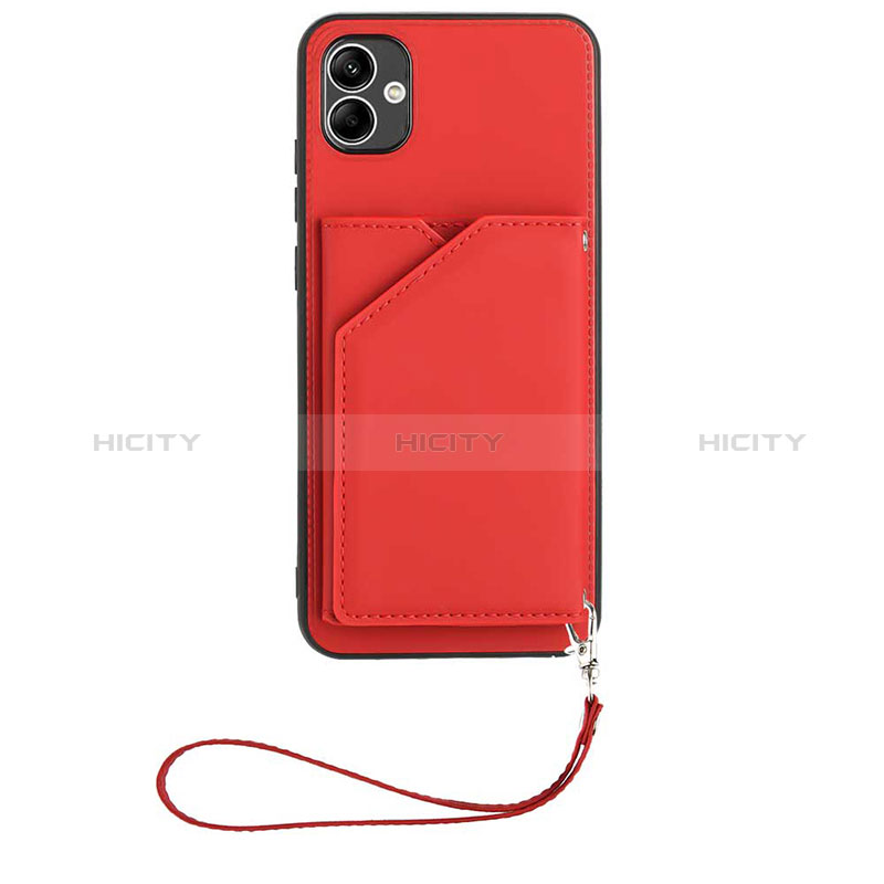 Custodia Lusso Pelle Cover YB2 per Samsung Galaxy A04 4G Rosso