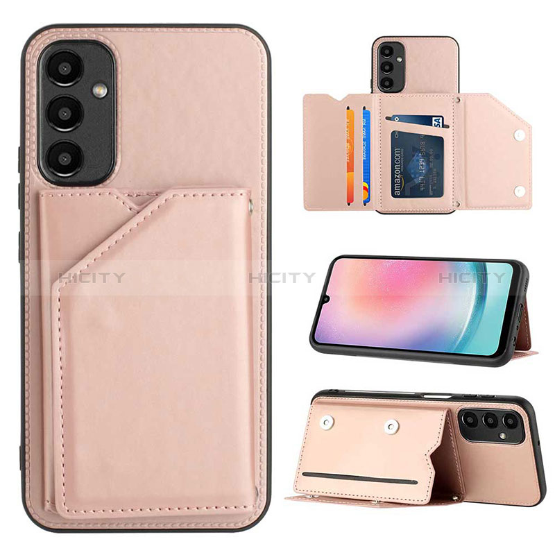 Custodia Lusso Pelle Cover YB2 per Samsung Galaxy A14 4G